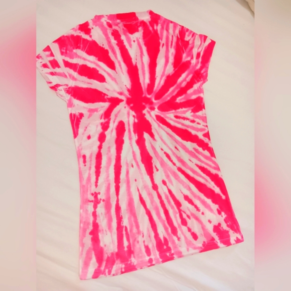 Maya Tie Dye Tee Shirt Girls L